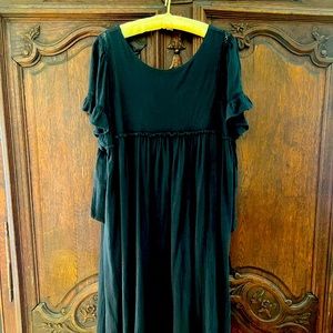 FREE PEOPLE long flowy dress EUC worn once